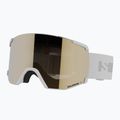 Salomon S/View Access Skibrille weiß/blinkend gold