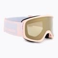Salomon Lumi Flash tropischer Pfirsich/Blitzgold Kinder-Skibrille