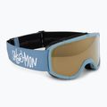 Salomon Rio Jr Kinder-Skibrille rauchblau/flashgold