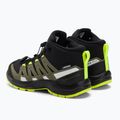 Salomon Xa Pro V8 Mid CSWP Kinder-Trekkingschuhe schwarz/tief flechtengrün/y 3