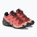 Salomon Speedcross 6 Damen Laufschuhe Rindsleder/schwarz/englisch Rose 7