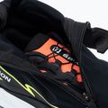 Salomon Herren Laufschuhe Winter Cross Spike schwarz/feurige Koralle/sicherheitsgelb 8