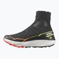 Salomon Herren Laufschuhe Winter Cross Spike schwarz/feurige Koralle/sicherheitsgelb 11