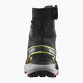 Salomon Herren Laufschuhe Winter Cross Spike schwarz/feurige Koralle/sicherheitsgelb 12