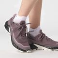 Laufschuhe Damen Salomon Alphacross 5 GTX moonscape/black/white 10