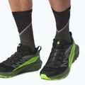 Herren Laufschuhe Salomon Sense Ride 5 schwarz/laurel wreath/green gecko 13