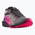 Damen Laufschuhe Salomon Sense Ride 5 Pflaume kitten/schwarz/pink glo 8