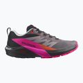 Damen Laufschuhe Salomon Sense Ride 5 Pflaume kitten/schwarz/pink glo 9