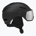 Salomon Pioneer Visor schwarz/silberner Skihelm