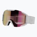 Salomon XV Skibrille weiß/rubinrot