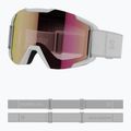 Salomon XV Skibrille weiß/rubinrot 2