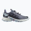 Salomon Supercross 4 Damen Laufschuhe grisaille/weiss/kaschmir blau 9