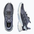 Salomon Supercross 4 Damen Laufschuhe grisaille/weiss/kaschmir blau 13