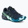 Salomon Speedcross 6 Herren Laufschuhe carbon/tahitian tide/weiß