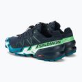 Salomon Speedcross 6 Herren Laufschuhe carbon/tahitian tide/weiß 3