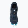 Salomon Speedcross 6 Herren Laufschuhe carbon/tahitian tide/weiß 6