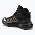 Damen-Wanderschuhe Salomon X Ultra 360 MID GTX schwarz/pflaume kitten/schiefer 3