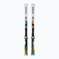 Abfahrtski Salomon Addikt Pro 76 + Schnürung MI12 GW white/black/capri breeze