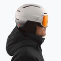 Skihelm Salomon Driver Prime Sigma Plus grey violet/poppy red/ice blue 7