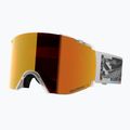 Salomon S/View transluzent gefroren/ml mittel rot Skibrille 5