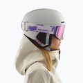 Salomon Brigade Index Skihelm grau violett 6