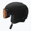 Skihelm Salomon Osmo Pro Sigma Photo black/poppy red 9