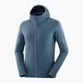 Herren Salomon Essential Lightwarm Hd midinight navy trekking sweatshirt 6