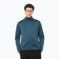 Herren Salomon Essential Midwarm Fz Mitternacht navy Trekking Sweatshirt
