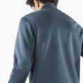 Herren Salomon Essential Midwarm Fz Mitternacht navy Trekking Sweatshirt 3