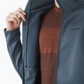 Herren Salomon Essential Midwarm Fz Mitternacht navy Trekking Sweatshirt 5