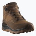 Wanderschuhe Herren Salomon Outsnap CSWP dark darth/ delicioso/ gum 8 8