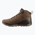 Wanderschuhe Herren Salomon Outsnap CSWP dark darth/ delicioso/ gum 8 10