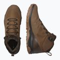 Wanderschuhe Herren Salomon Outsnap CSWP dark darth/ delicioso/ gum 8 13