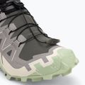 Laufschuhe Damen Salomon Speedcross 6 castlerock/vanilla ice/smoke green 7