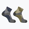 Salomon X Ultra Access Quarter Socken 2 Paar gothic olive/grisaille