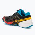 Salomon Speedcross 6 schwarz/weiss/transcend blau Herren Laufschuhe 3