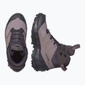 Damen-Trekkingschuhe Salomon Crosstrak Powder WP nine iron/shark 3