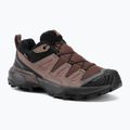 Trekkingschuhe Damen Salomon X ULTRA 360 LTR GTX cognac/peppercorn/black