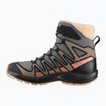Kinder-Trekking-Schuhe Salomon XA Pro V8 Winter CSWP Zinn/Schwarz/Peach Fuzz 9