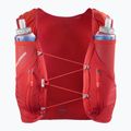 Laufweste Salomon ADV SKIN 12 Set flame scarlet/haude red