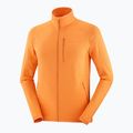 Trekking Hoodie Sweatshirt Herren Salomon Lightwarm Full Zip turmeric 7