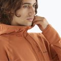 Herren Salomon Sntial Lightwarm Hybrid sierra trekking Sweatshirt 4