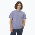Herren Salomon Trackline Polo T-shirt blau granit