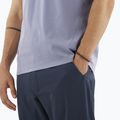 Herren Salomon Trackline Polo T-shirt blau granit 5