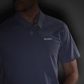 Herren Salomon Trackline Polo T-shirt blau granit 6
