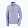 Damen-Trekkingpullover Salomon Essential Lightwarm Half Zip blue granite 6