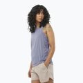 Lauf Tank Top Damen Salomon Shakeout Core Tank blue granite