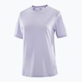 Damen Lauf-T-Shirt Salomon SHKout Core kosmischen Himmel 4