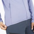 Trekking Hoodie Sweatshirt Damen Salomon Lightwarm Full Zip blue granite 5