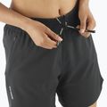 Salomon SHAKEout Core 6" tiefschwarze Laufshorts für Damen 3